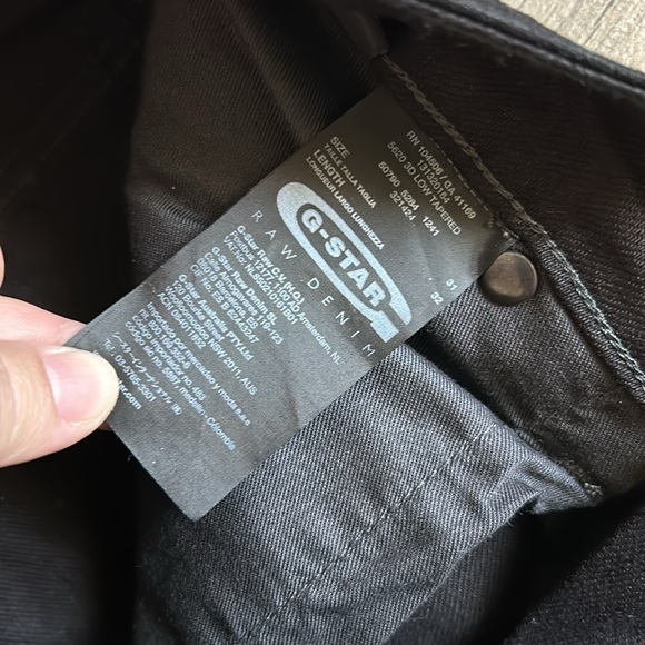 G star raw denim black jeans - Picture 4 of 7